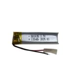 Sertec 501035 3.7V 130 mAh Koruma Devreli Li-Po Pil