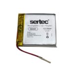 Sertec 503337 3.7V 750 mAh Koruma Devreli Li-Po Pil
