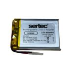 Sertec 523040 3.7V 600 mAh Koruma Devreli Li-Po Pil