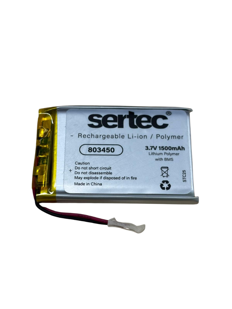 sertec-803450-3-7v-1500mah-li-10002-1.png Sertec 803450 3.7V 1500 mAh Koruma Devreli Li-Po Pil - Görsel 1