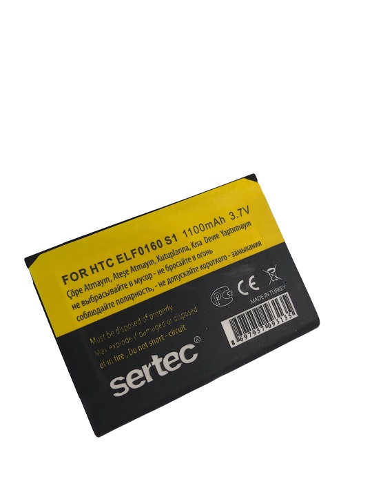 sertec-htc-s1-touch-elf-10-10270-1.jpg HTC Touch Elf 100 Uyumlu Batarya ELF0160 1100 mAh - Görsel 1