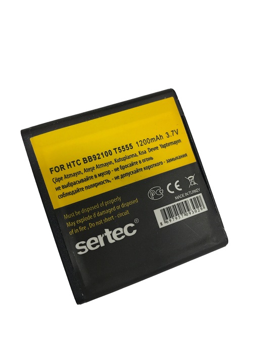 sertec-htc-t5555-hd-mini-9722-1.jpg HTC HD Mini Photon Batarya BB92100 - 1230 mAh - Görsel 1