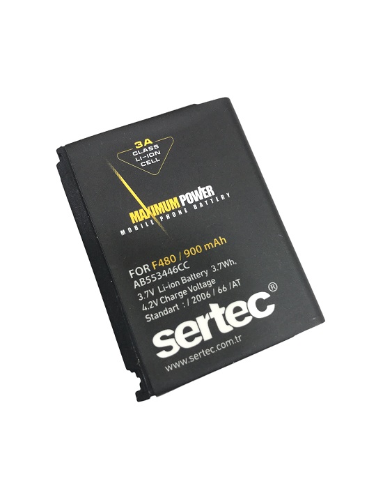 sertec-samsung-f480-uyumlu-b-9676-1.jpg Sertec F480 Uyumlu Yedek Batarya - 1100 mAh - Görsel 1