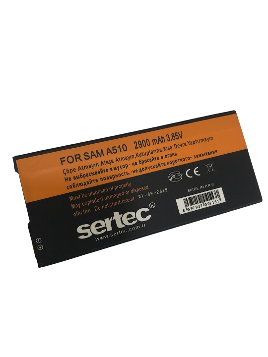sertec-samsung-galaxy-a510-9717-1.jpg Samsung Galaxy A5 2016 A510 Uyumlu Batarya - Görsel 1