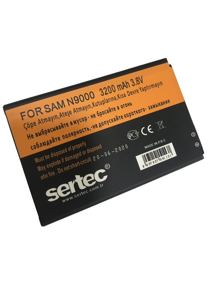 sertec-samsung-galaxy-note-3-9705-1.jpg Samsung Galaxy Note 3 N9000 Uyumlu Batarya - 3000 mAh - Görsel 1