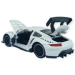 Sesli Işıklı Spor Araba 15 cm - 3291D - Beyaz - 1 ADET - Görsel 3