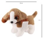 Sesli Peluş Köpek - 2309033 - Kahverengi-Beyaz - 1 ADET - Görsel 2
