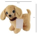 Sesli Peluş Köpek - 2309033 - Açık Kahverengi - 1 ADET - Görsel 2
