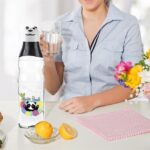 Sevimli Panda Tasarımlı Cam Suluk  Sızdırmaz 1000 ML - Görsel 5