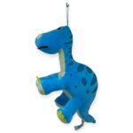 Sevimli Peluş Dinazor Turko Dino 35 cm - Mavi - 1 ADET - Görsel 3