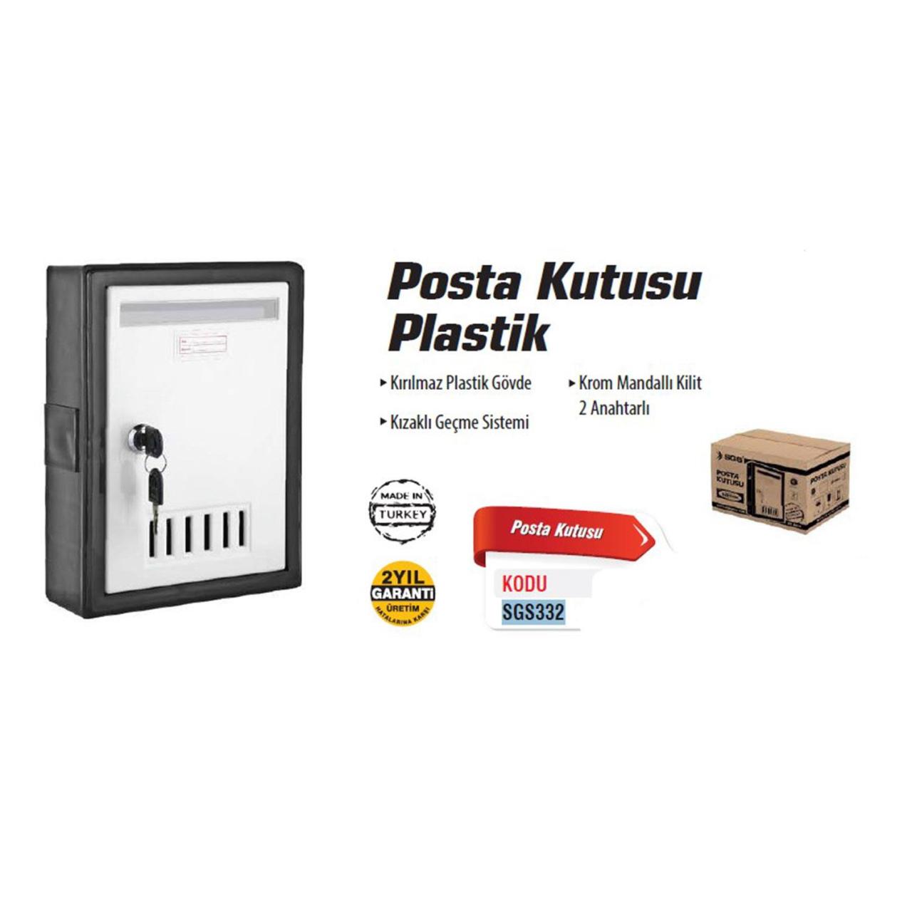 sgs-332-plastik-posta-kutusu-2-anahtarli-14226.jpg 332 Plastik Posta Kutusu 2 Anahtarlı - Görsel 1