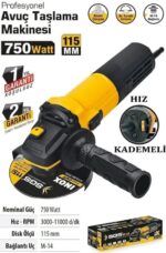 511 Devir Ayarlı Avuç Taşlama 115 750 Watt - Görsel 2