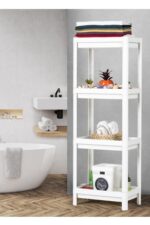 Shelf 3 Katlı  Raf Ünitesi -  Mutfak - Banyo  Depolama Rafı - Görsel 4