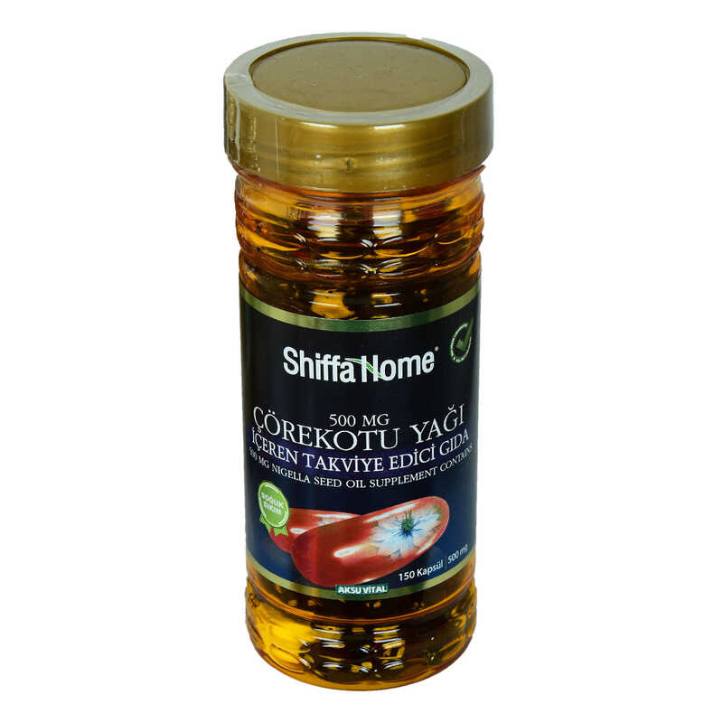 shiffa-home-corek-otu-yagi-soguk-pres-500-mg-x-150-kapsul-aksuvital-30674-10-b.jpg Shiffa Home Çörek Otu Yağı Soğuk Pres 500 Mg x 150 - Görsel 1