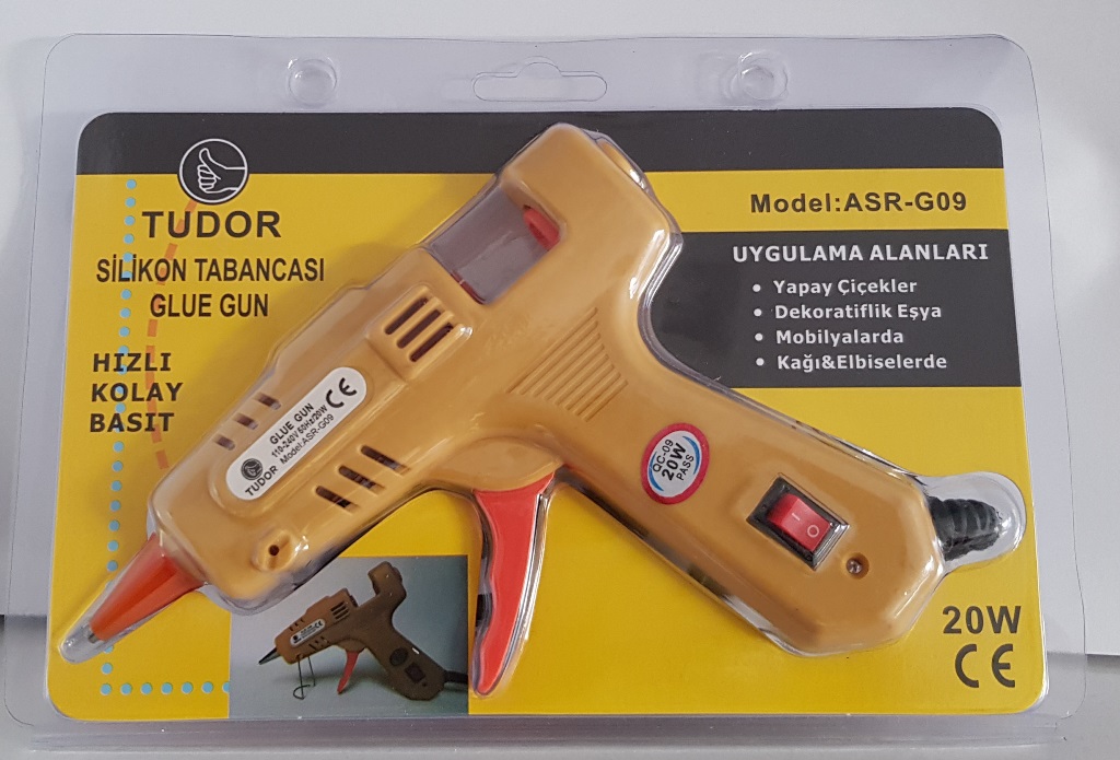 sicak-sil-4615-1.jpg Sıcak Silikon Tabancası 20W Aç/Kapa Düğmeli ASR-G09 - Görsel 1