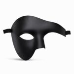 Siyah Yarım Erkek Maske  Phantom Parti & B Maskesi - Görsel 2