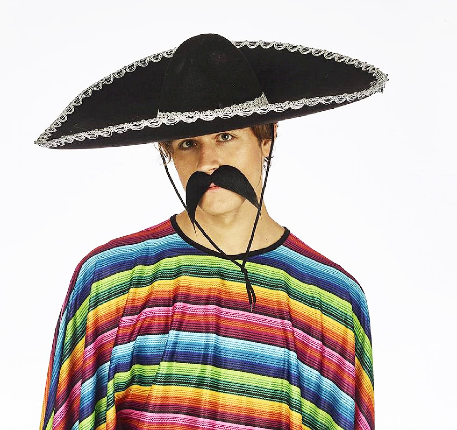sombrero-meksika-sapkasi-mariachi-gumus-seritli-yetiskin-boy-resim-4822.jpg Sombrero Meksika Şapkası Mariachi Gümüş Şeritli Yetişkin Boy - Görsel 1