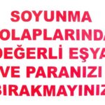 Soyunma Dolabı Uyarı Levhası - 25x35 cm