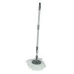 Spin Mop Temizlik Seti 360 Derece Döner Başlıklı Kova+Mop+Paspas+Sap Karışık Renk - Görsel 4