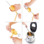Spiral Patates Dilimleyici Aparat Çubukta Patates Cips Yapma - Görsel 2