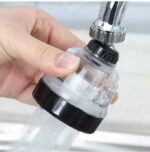 Su Tasarruflu  3 Fonksiyonlu  Oynar  Musluk Başlığı - Şeffaf - Görsel 3