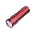 Süper Parlak 9 Ledli Metal Mini El Feneri - Görsel 3