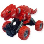 Uzayan Dinazor Arabalar 18 cm - Kırmızı - 1 ADET - Görsel 2