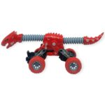 Uzayan Dinazor Arabalar 18 cm - Kırmızı - 1 ADET - Görsel 5