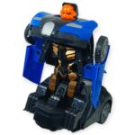Robota Dönüşen Araba - Pilli Yerde Gezen Spor Araba  - 1 ADET - Görsel 2