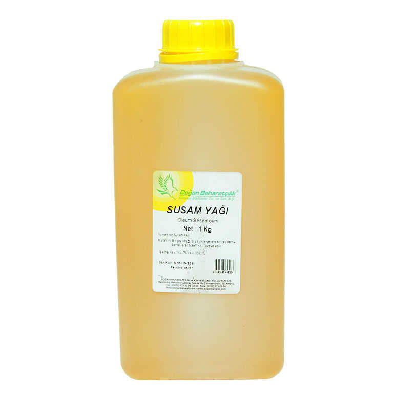 Susam Yağı 1Kg - Doğan Susam Yağı Pet Bidon 1000 Gr - Görsel 1