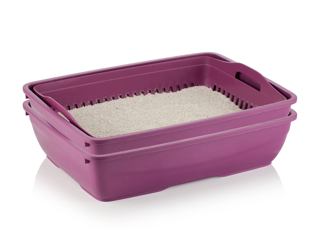 suzgecli-kedi-tuvalet-2.jpg Açık Elekli Kedi Tuvalet Kum Kabı 12*37*50 cm Karışık Renklerde - Görsel 1