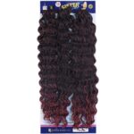 Afro Dalgası /Siyah Kızıl Ombreli 1B/BG