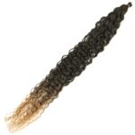 Rus Afro Dalgası  / Siyah / Karamel Ombreli