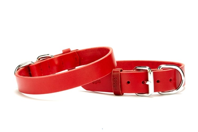 tbt2510m-red-jpg6470a.jpg Deri El Yapımı Köpek Boyun Tasması 1,5x32-37 cm Kırmızı - Görsel 1