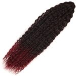 Brazilian Afro Dalgası  / Siyah / Kızıl Ombreli
