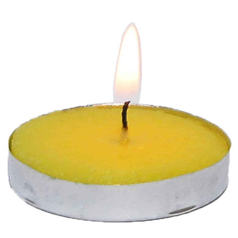 Tea Lights Sarı Mum 5Ad - Ksmart Tea Lights Sarı Mum 5 li 1 Paket - Görsel 1