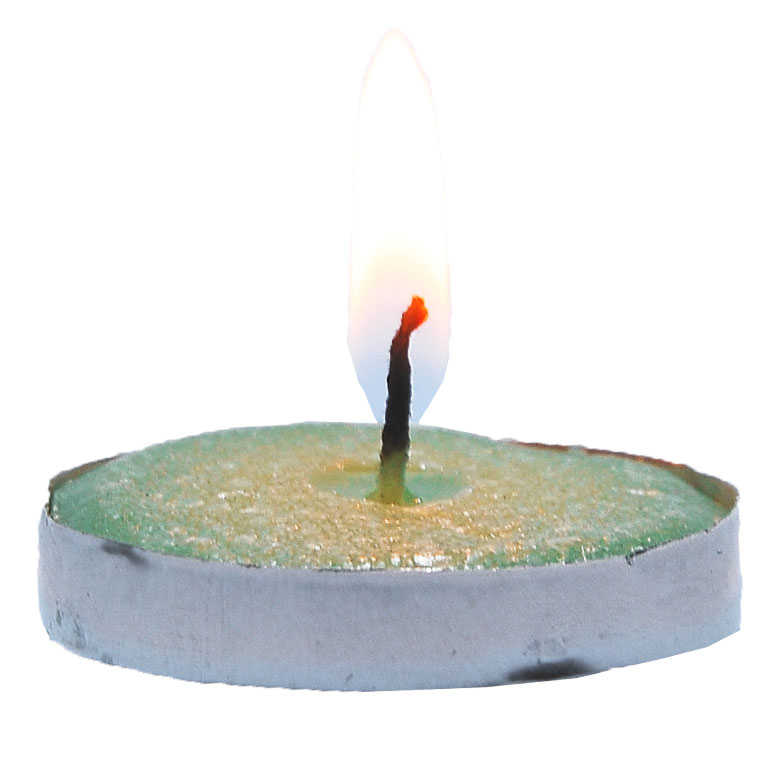 Tea Lights Yeşil Mum 5Ad - Ksmart Tea Lights Yeşil Mum 5 li 1 Paket - Görsel 1