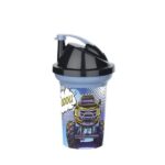 Tedy Pipetli Çuk Içecek Bardağı Desenli Bardak 300ml - Görsel 4