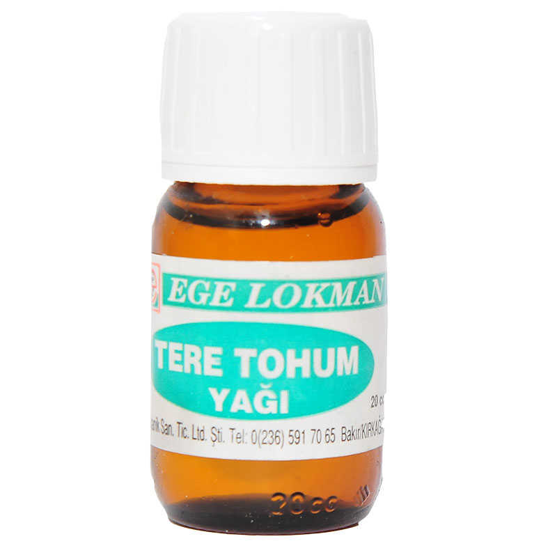 Tere Tohumu Yağı 20 cc - Ege Lokman Tere Tohumu Yağı 20 cc - Görsel 1