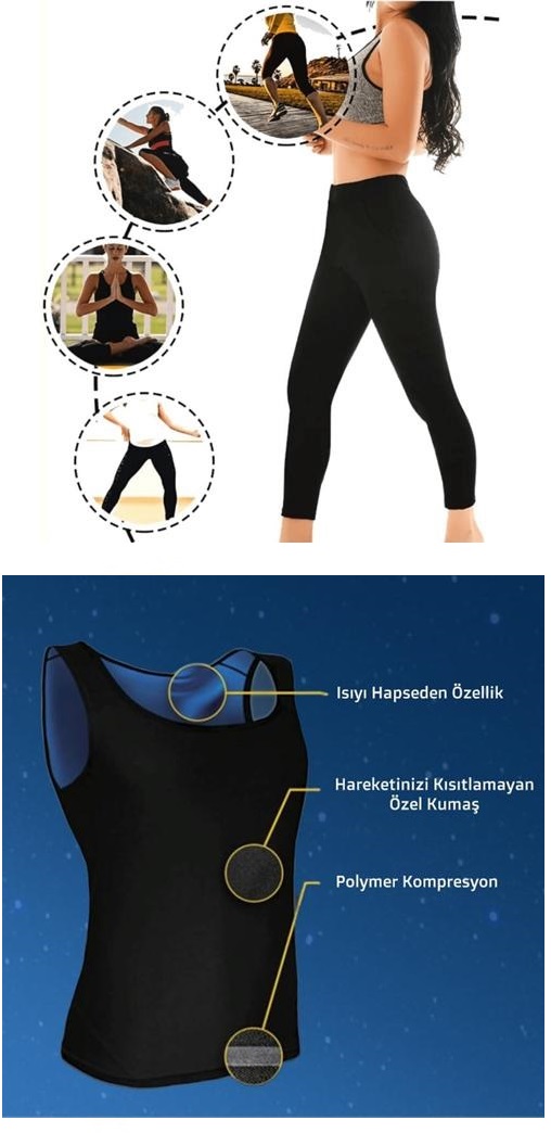 termal-sau-1237-1.jpg Termal Sauna Tayt + Atlet TAKIM ( L ) Neotex Terletme Takımı - Görsel 1