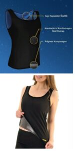 Termal Sauna Erkek Unisex Atlet ( XL ) Neotex Terletme Atleti - Görsel 2