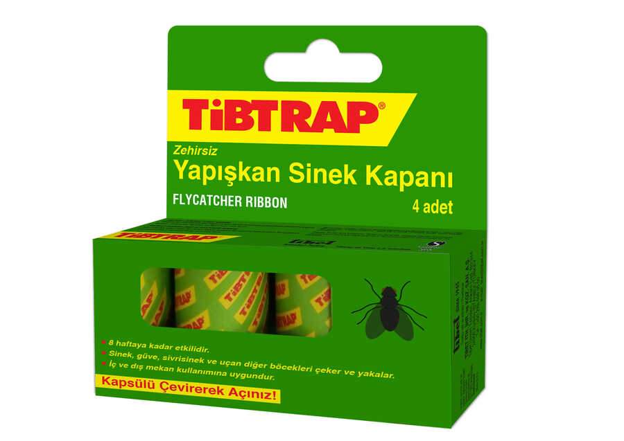 tibtrap-yapiskan-sinek-kapan-14553-1.jpg Tibtrap Yapışkan Sinek Kapanı 4 Lü - Görsel 1