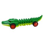Timsah Araba - Otomatik Hareketli Sesli Işıklı 32 cm - Yeşil Timsah - 1 ADET - Görsel 2