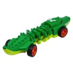 Timsah Araba - Otomatik Hareketli Sesli Işıklı 32 cm - Yeşil Timsah - 1 ADET - Görsel 3