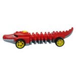 Timsah Araba - Otomatik Hareketli Sesli Işıklı 32 cm - Kırmızı Timsah - 1 ADET - Görsel 2