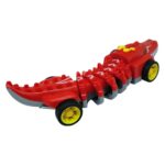 Timsah Araba - Otomatik Hareketli Sesli Işıklı 32 cm - Kırmızı Timsah - 1 ADET - Görsel 3