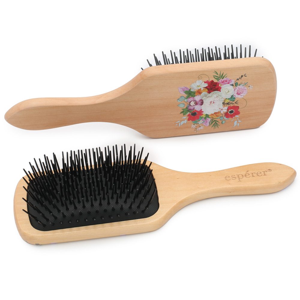 topuzsuz-natural-ahsap-sac-acma-fircasi-02.jpg Ahşap, Topuzsuz ve Baskılı Özel Açma Fırçası / JT8586/02 - Görsel 1