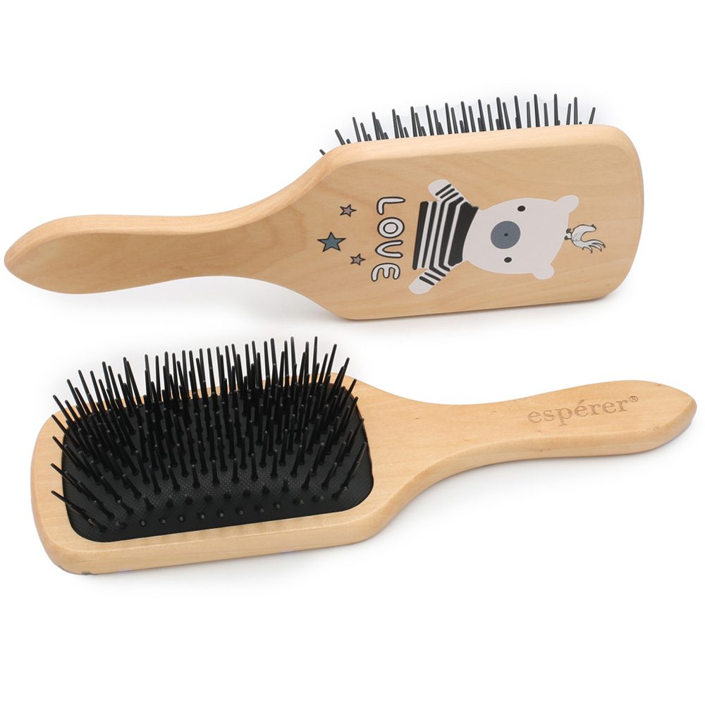 topuzsuz-natural-ahsap-sac-acma-fircasi-04.jpg Ahşap, Topuzsuz ve Baskılı Özel Açma Fırçası / JT8586/04 - Görsel 1