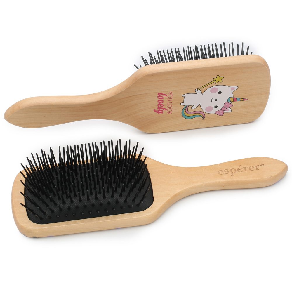 topuzsuz-natural-ahsap-sac-acma-fircasi-05.jpg Ahşap, Topuzsuz ve Baskılı Özel Açma Fırçası / JT8586/05 - Görsel 1