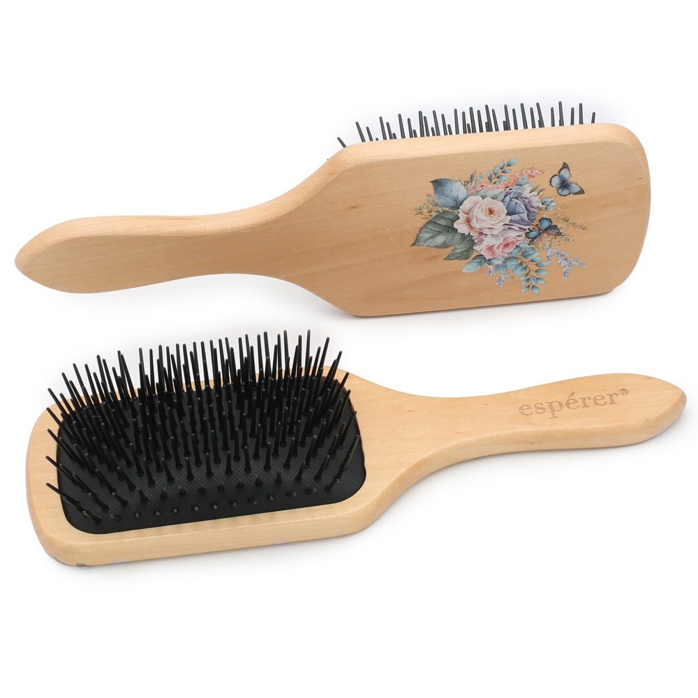 topuzsuz-natural-ahsap-sac-acma-fircasi-06.jpg Ahşap, Topuzsuz ve Baskılı Özel Açma Fırçası / JT8586/06 - Görsel 1